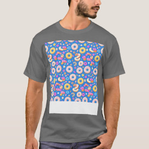 Deliciously Sweet Doughnut Pattern Design for Doug T-Shirt
