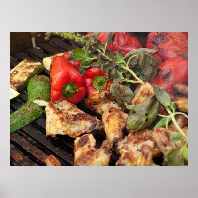 Deliciuos bbq poster (Front)