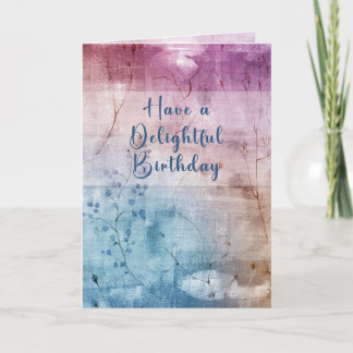 Delight Birthday Card