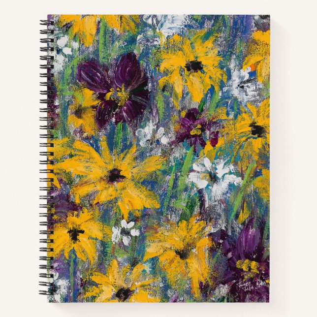 Delight Floral Notebook - Blank (Front)