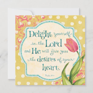 Delight in the Lord - Personalised Invitation