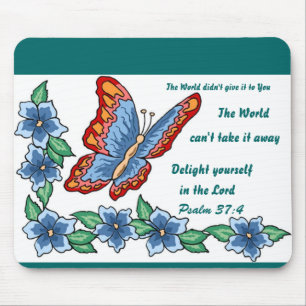 Delight Yourself in the Lord Mousepad. Mouse Mat