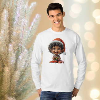 Delighted Baby Christmas Elf Men's Tee