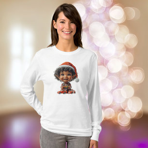 Delighted Baby Christmas Elf Women's Tee