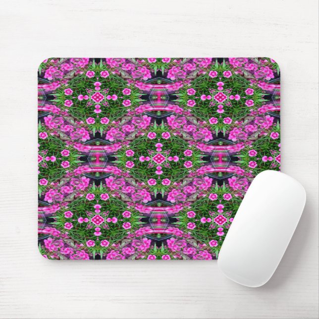 Delighted Carnations...... Mouse Mat (With Mouse)