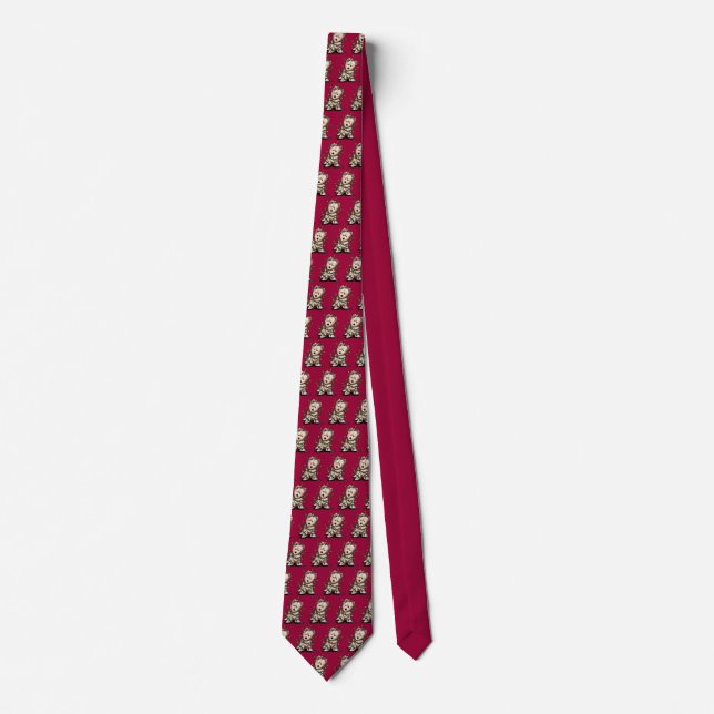 DeLighted Christmas Terrier Tie (Front)