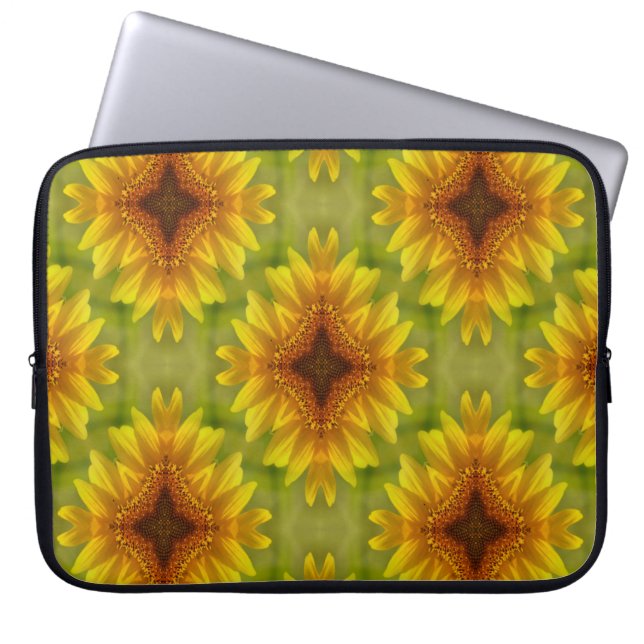Delighted Sunflowers.... Laptop Sleeve (Front)