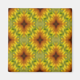 Delighted Sunflowers... Magnet