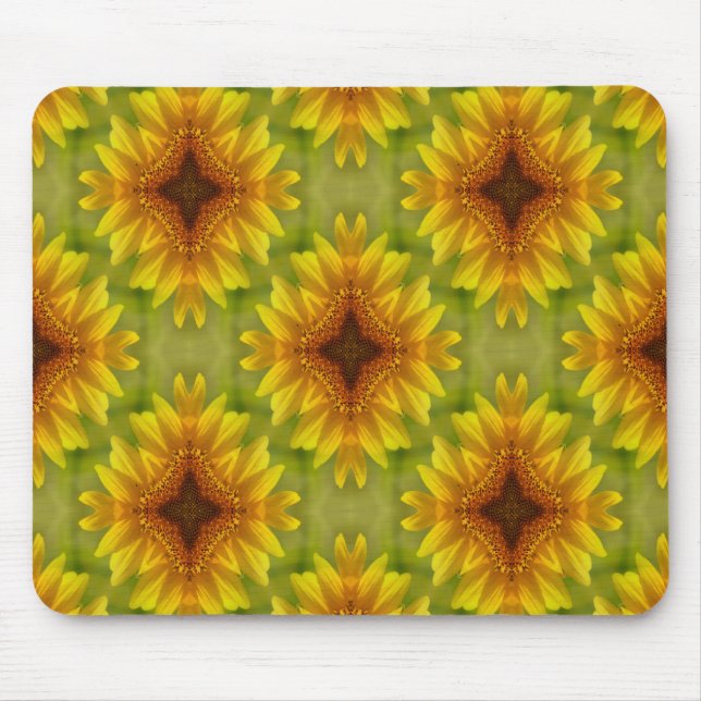 Delighted Sunflowers.... Mouse Mat (Front)