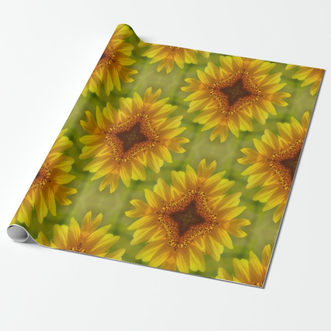 Delighted Sunflowers.... Wrapping Paper (Unrolled)