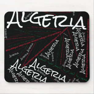 Delightful Algeria Flag Colours Patriotic Mouse Mat