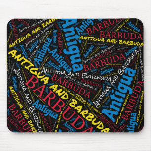 Delightful Antigua and Barbuda Flag Colours Patrio Mouse Mat