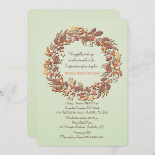 Delightful Autumn Invitation