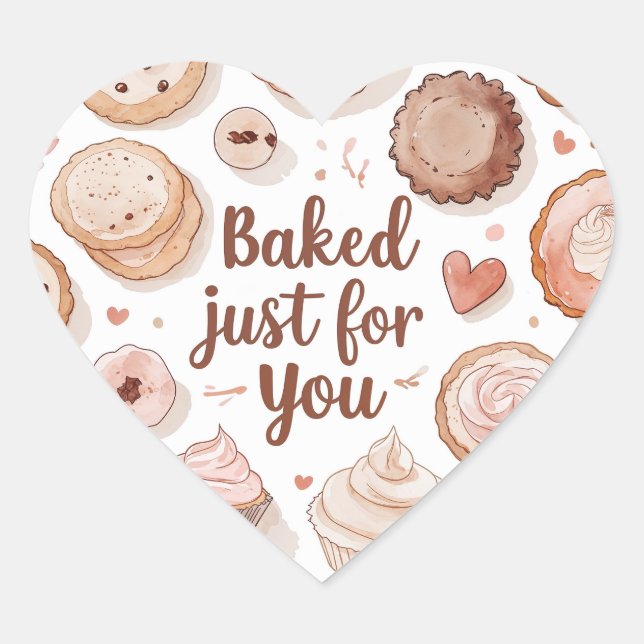 Delightful Baked Goods Sticker  (Front)