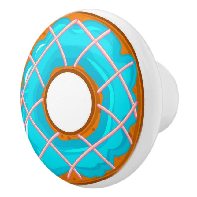 Delightful Decadent Doughnut / Doughnut Ceramic Knob (Right)