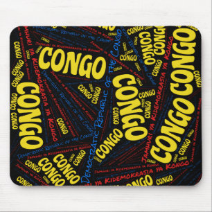 Delightful Democratic Republic of the Congo Flag Mouse Mat