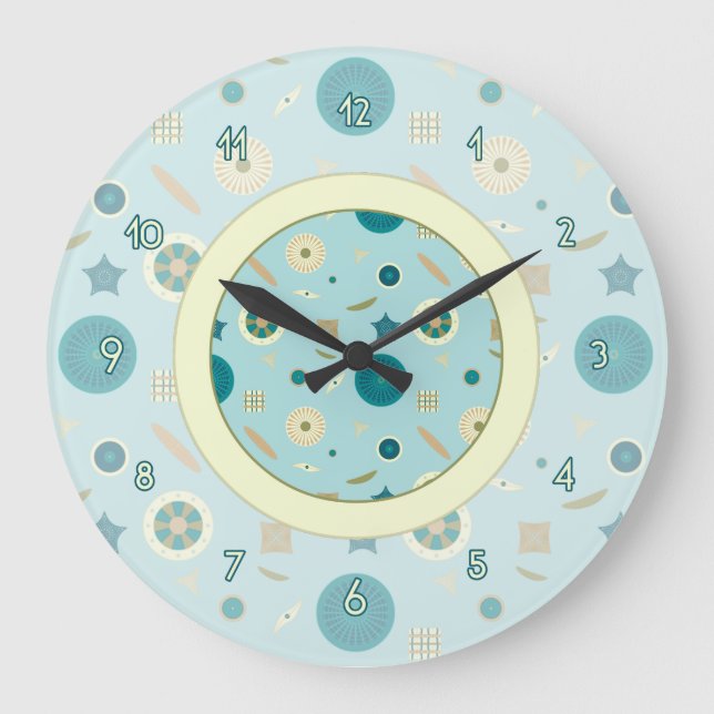 Delightful Diatoms Clock (Front)
