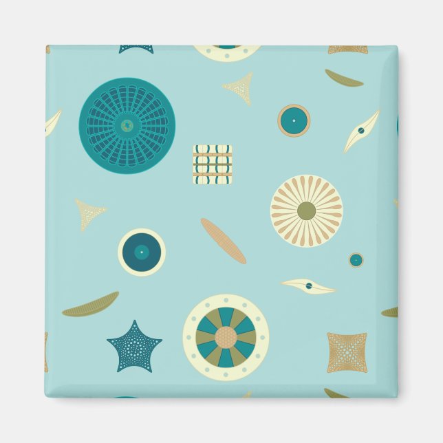 Delightful Diatoms Magnet (Front)