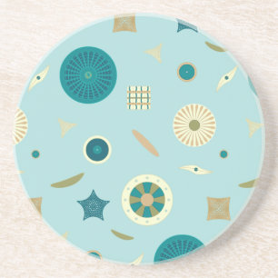 Delightful Diatoms Sandstone Coaster