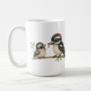 Delightful Downy Woodpecker Coffee Mug
