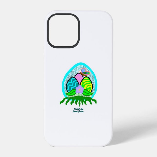 Delightful Easter Eggs Apple iPhone 12 Pro Case (Back)