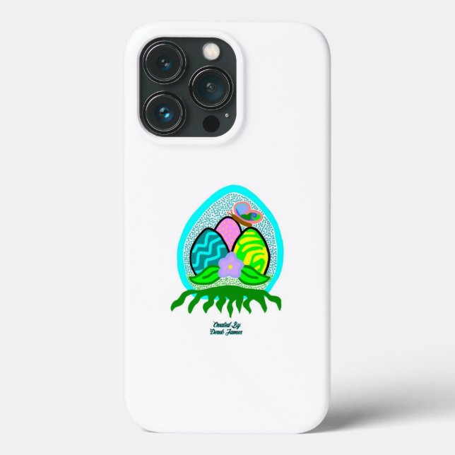 Delightful Easter Eggs Apple iPhone 13 Pro Case (Back)