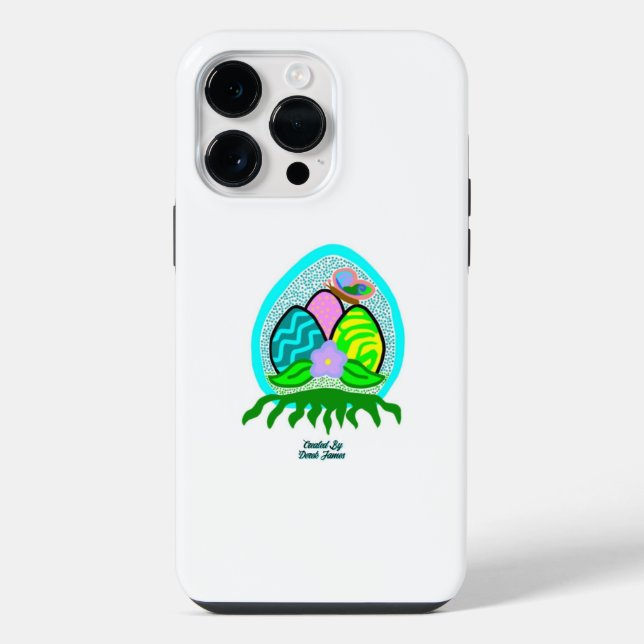 Delightful Easter Eggs Apple iPhone 14 Pro Max  Case (Back)