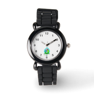 Delightful Easter Eggs Kid's Silver Watch