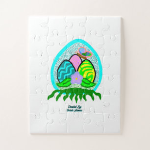 Delightful Easter Eggs Puzzle 30 Oversized Pieces