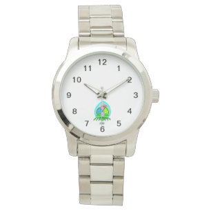 Delightful Easter Eggs Unisex Silver Watch