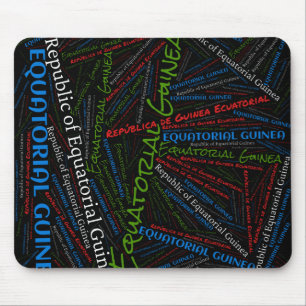 Delightful Equatorial Guinea Flag Colours Patrioti Mouse Mat