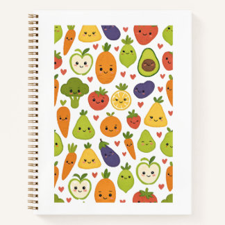Delightful Fruits and Veggies Notebook
