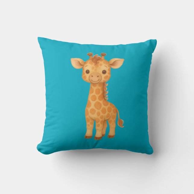 "Delightful Giraffe"   Cushion (Front)