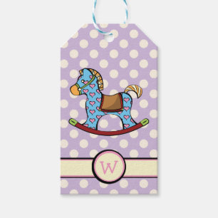 Delightful Hearts Rocking Horse Gift Tag