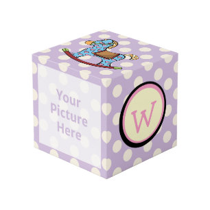 Delightful Hearts Rocking Horse Photo Cube