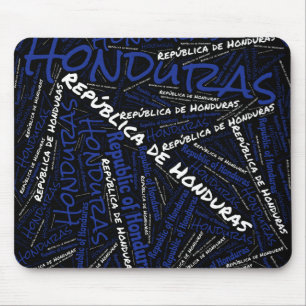 Delightful Honduras Flag Colors Patriotic Mouse Mat