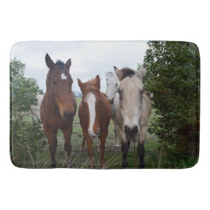 Delightful Horse Troubles, Memory Foam Bathmat