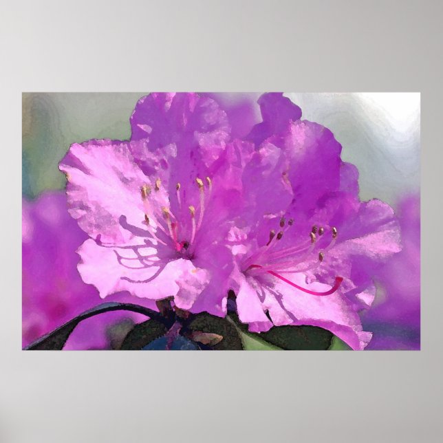 Delightful Lavender Poster (Front)