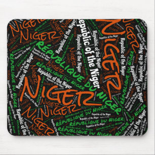 Delightful Niger Flag Colours Patriotic Mouse Mat