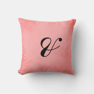 Delightful Pink Parchment Mr. and Mrs. Cushion