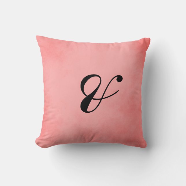 Delightful Pink Parchment Mr. and Mrs. Cushion (Front)