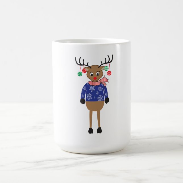 Delightful Reindeer Christmas Gift Mug (Center)
