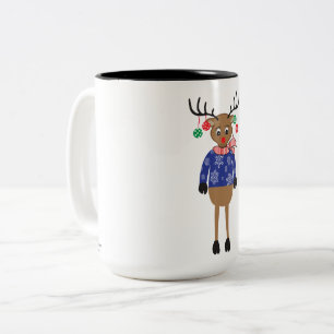 Delightful Reindeer Christmas Gift Mug