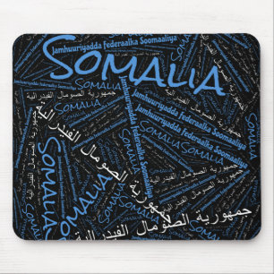 Delightful Somalia Flag Colours Patriotic Mouse Mat