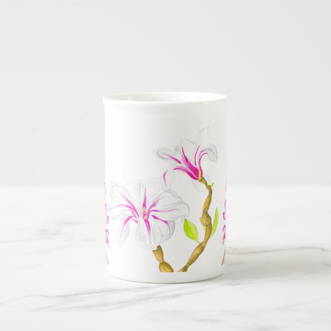 Delightful Spring on a Bone China Mug (M,R) (Front)