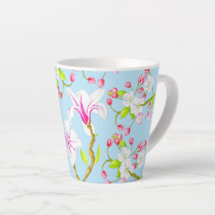 Delightful Spring on a Small Latte Mug (M,C)
