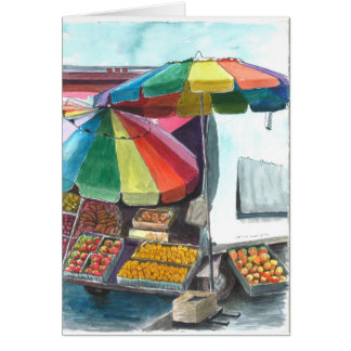 Delightful street vendor