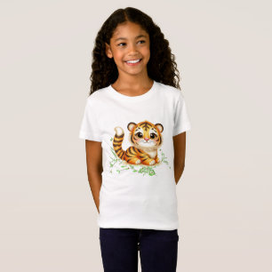 Delightful Trina the Tiger in Vines T-Shirt