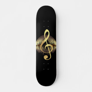 Delightful Tune - Gold Skateboard