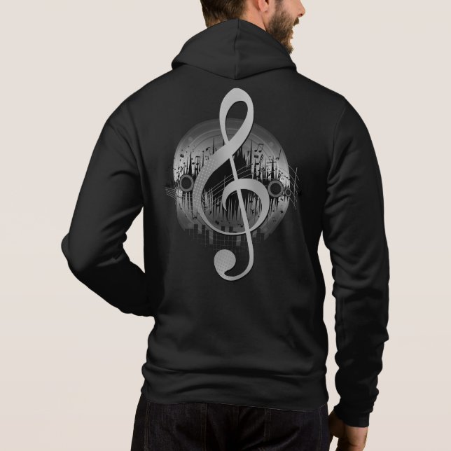 Delightful Tune - Silver Hoodie (Back)